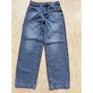Empyre‎ Jeans Womens Medium Wash Blue Denim Skate Baggy Streetwear Y2K Size 2